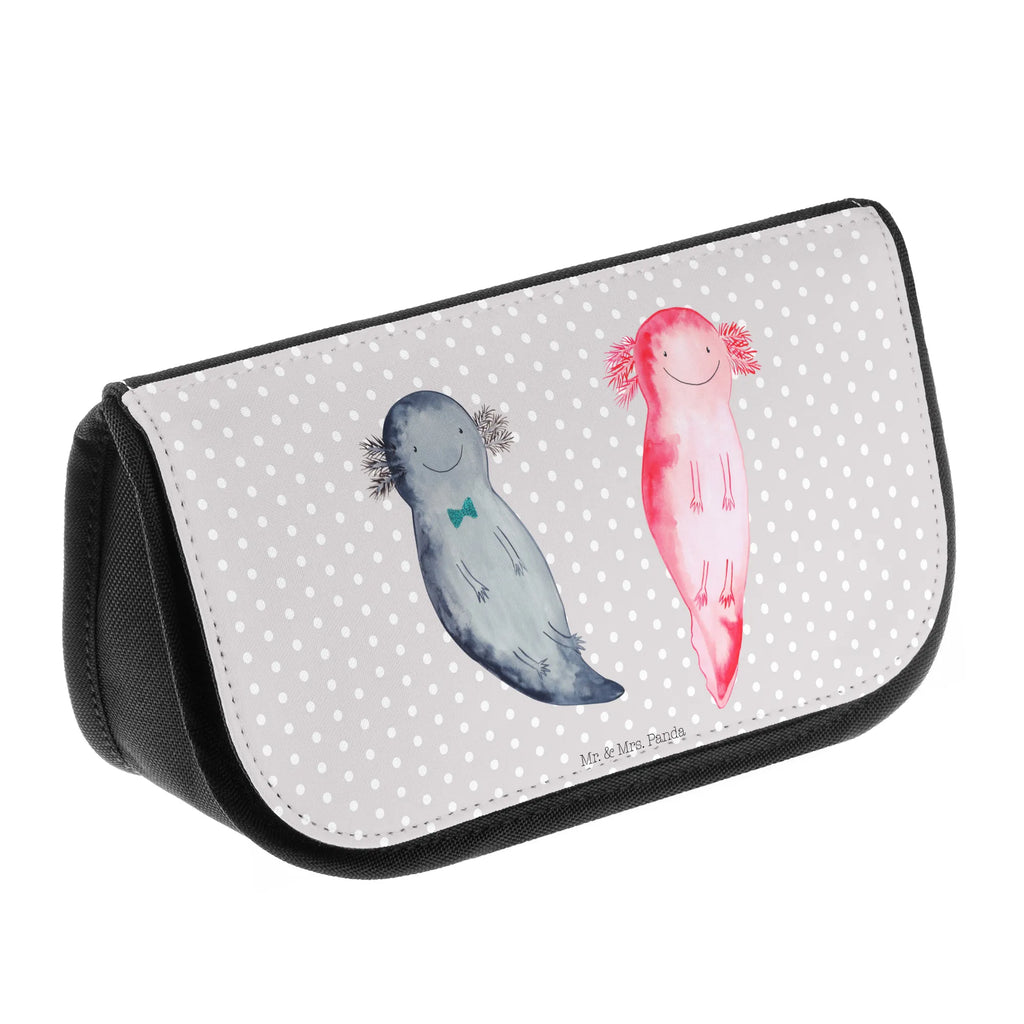 Cosmetics bag axolotl Girlfriend Toilet bag, Cosmetic bag, Make-up bag, Sludge bag, Bag, Cosmetics, Wallet, Mudflap case, Axolotl, Axelotl, marine animals, Mexican walking fish, salamander, axolotl, great love, proof of love, tail, valentine's day, axolot, anniversary, amphibian, love, husband, fiancé, friend