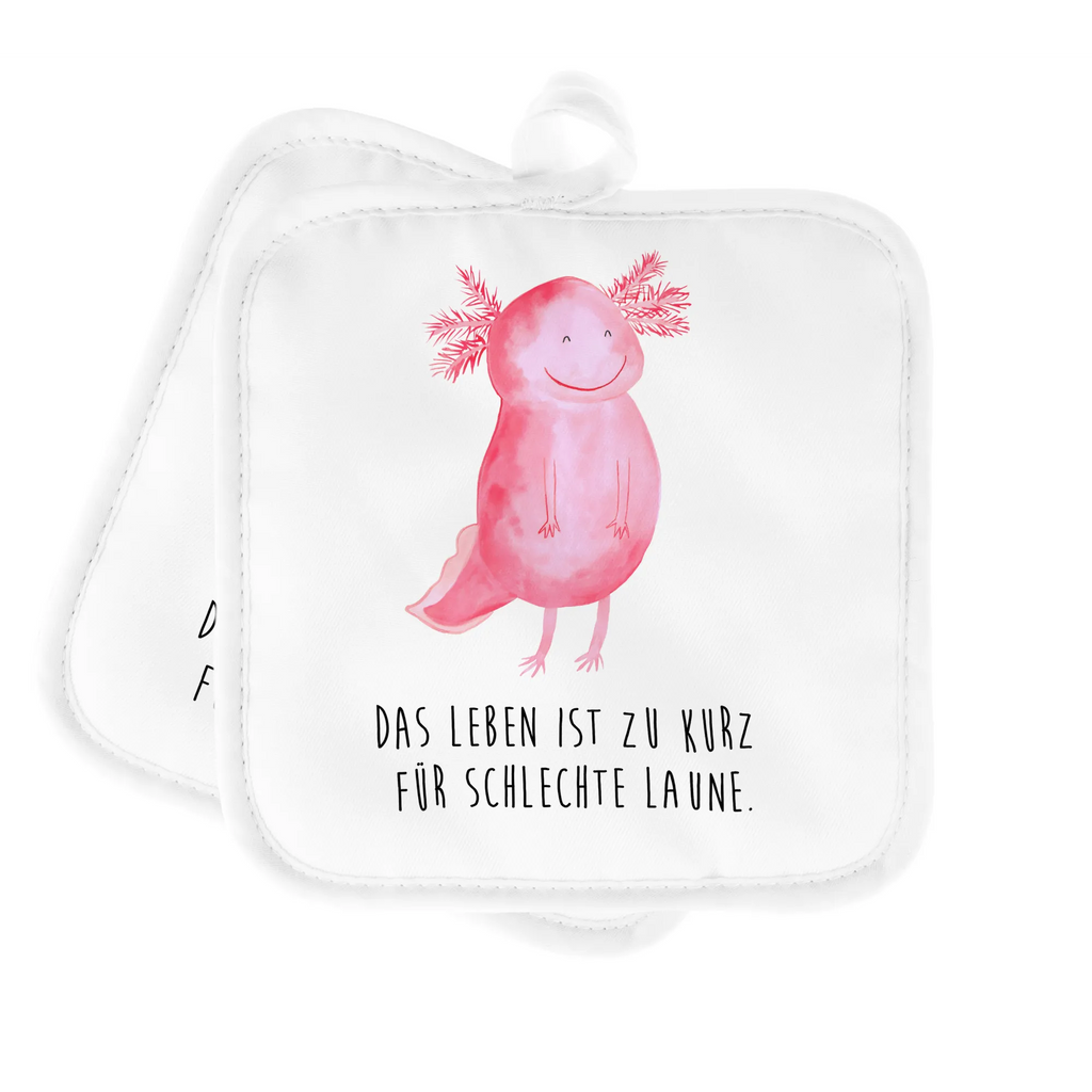 Pot holder axolotl Happy Topflappen Set, Topfuntersetzer, Schöne Topflappen, Topflappen 2er Set, Ofenhandschuh, Topflappen mit Spruch, Topflappen, Topfhandschuh, Topfhandschuhe, Topflappen lustig, Topflappenset, Ofenhandschuhe, Axolotl, Molch, Motivation, Schwanzlurch, Axolot, gute Laune, Lurch, Lurche