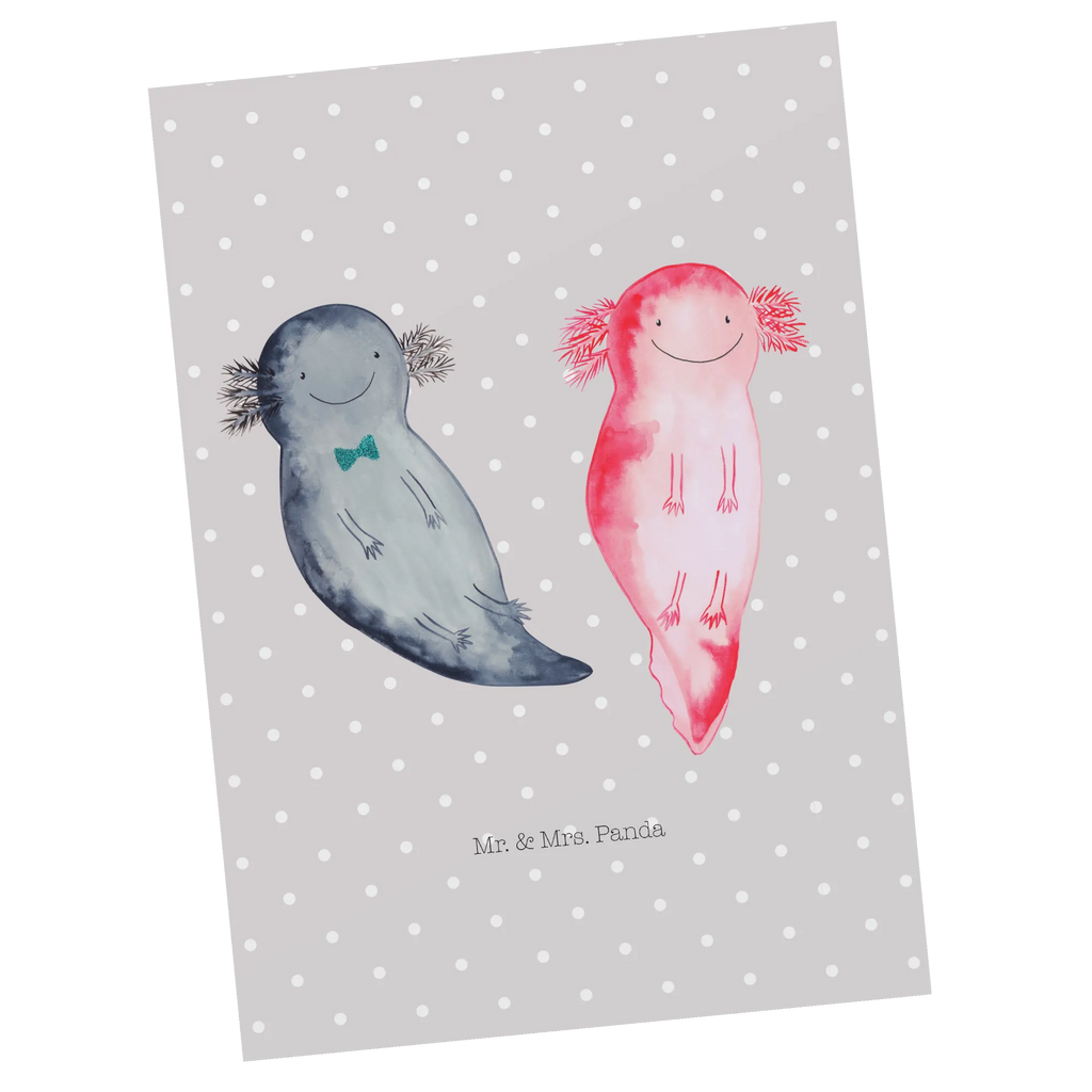 Pocztówka Axolotl Przyjaciółka Axolotl, Molch