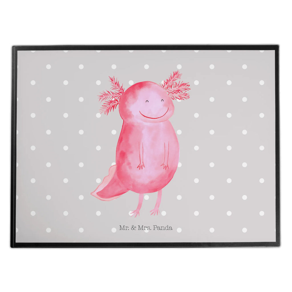 Schreibtischunterlage Axolotl Glücklich Schreibtischunterlage Groß, Schreibtisch Unterlagen, Schreibtischauflage, Schreibwaren, Bürobedarf, Büroartikel, Schreibunterlage, Axolotl, Molch, gute Laune, Motivation, Axolot, Lurche, Schwanzlurch, Lurch