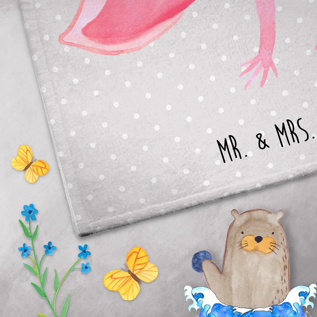 Hand towel axolotl Happy Towel, bathroom, children, big, towels, baby, bath towel, Axolotl, Axelotl, marine animals, Mexican walking fish, salamander, amphibian, axolot, good mood, tail, motivation, axolotl