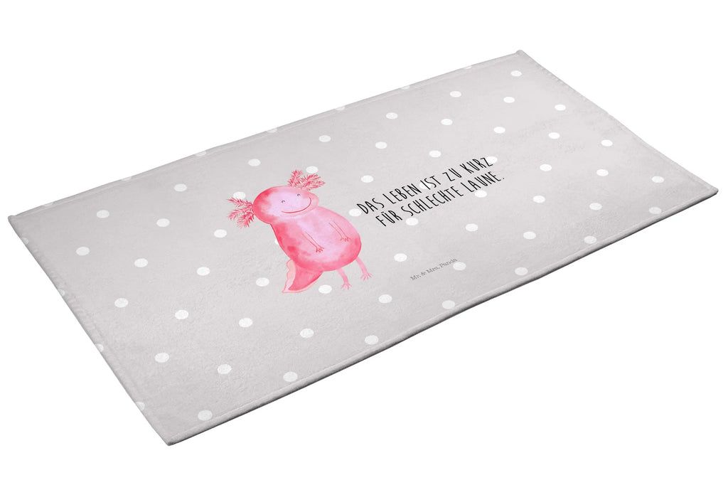 Hand towel axolotl Happy Towel, bathroom, children, big, towels, baby, bath towel, Axolotl, Axelotl, marine animals, Mexican walking fish, salamander, amphibian, axolot, good mood, tail, motivation, axolotl