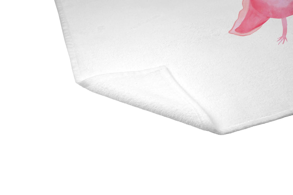 Hand towel axolotl Happy Towel, bathroom, children, big, towels, baby, bath towel, Axolotl, Axelotl, marine animals, Mexican walking fish, salamander, amphibian, axolot, good mood, tail, motivation, axolotl