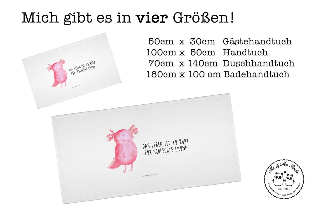 Hand towel axolotl Happy Towel, bathroom, children, big, towels, baby, bath towel, Axolotl, Axelotl, marine animals, Mexican walking fish, salamander, amphibian, axolot, good mood, tail, motivation, axolotl