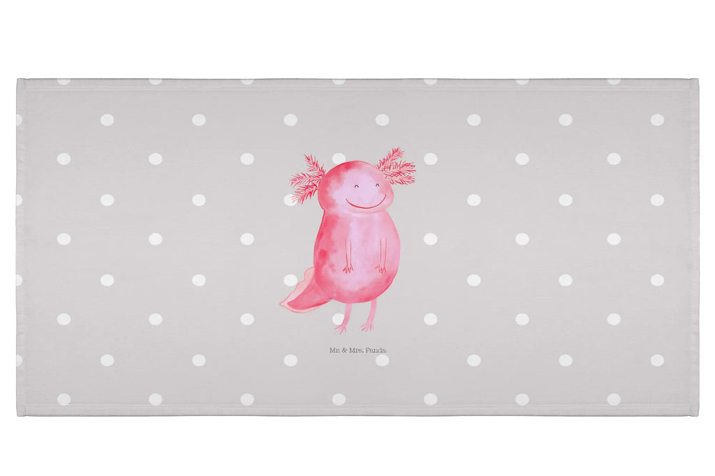 Hand towel axolotl Happy Towel, bathroom, children, big, towels, baby, bath towel, Axolotl, Axelotl, marine animals, Mexican walking fish, salamander, amphibian, axolot, good mood, tail, motivation, axolotl