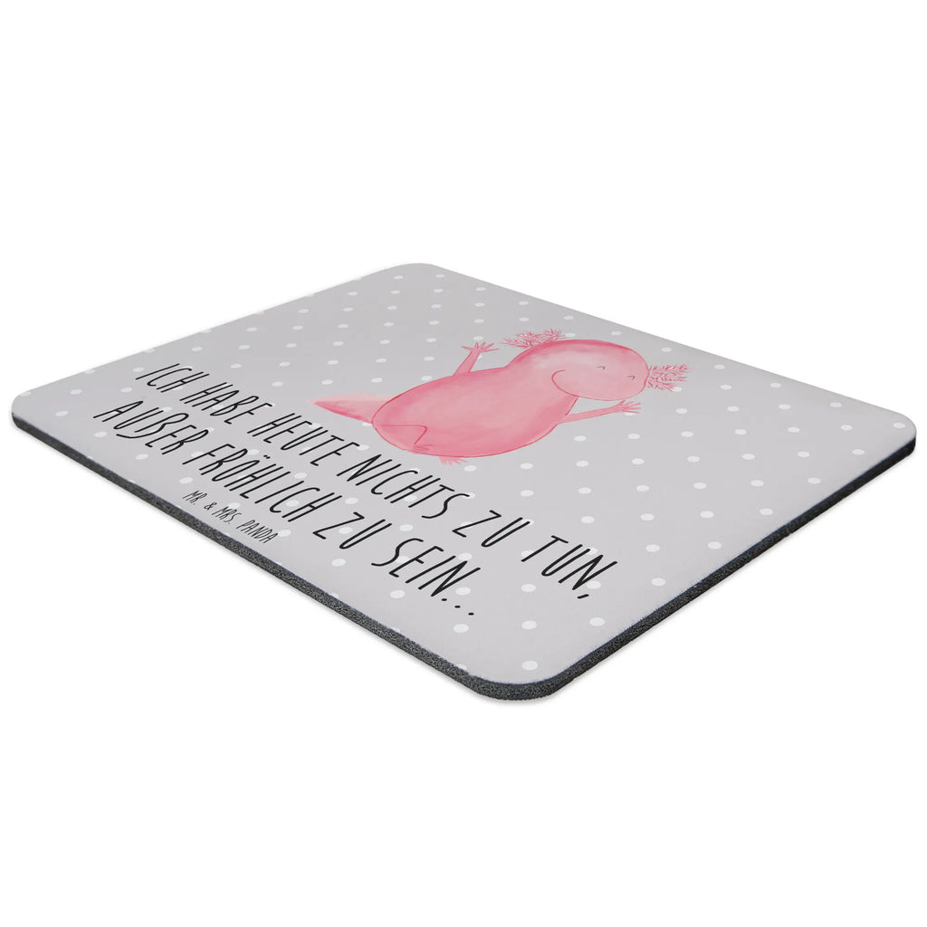 Mouse mat axolotl Hooray mousepad, Student, Study, Motif, PC, Gift, Mouse, saying, Work, fun, Pad, Mouse Pad, Office, Print, Axolotl, Axelotl, marine animals, Mexican walking fish, salamander, satisfaction, joy, axolot, amphibian, motivation, axolotl, cheerful, tail