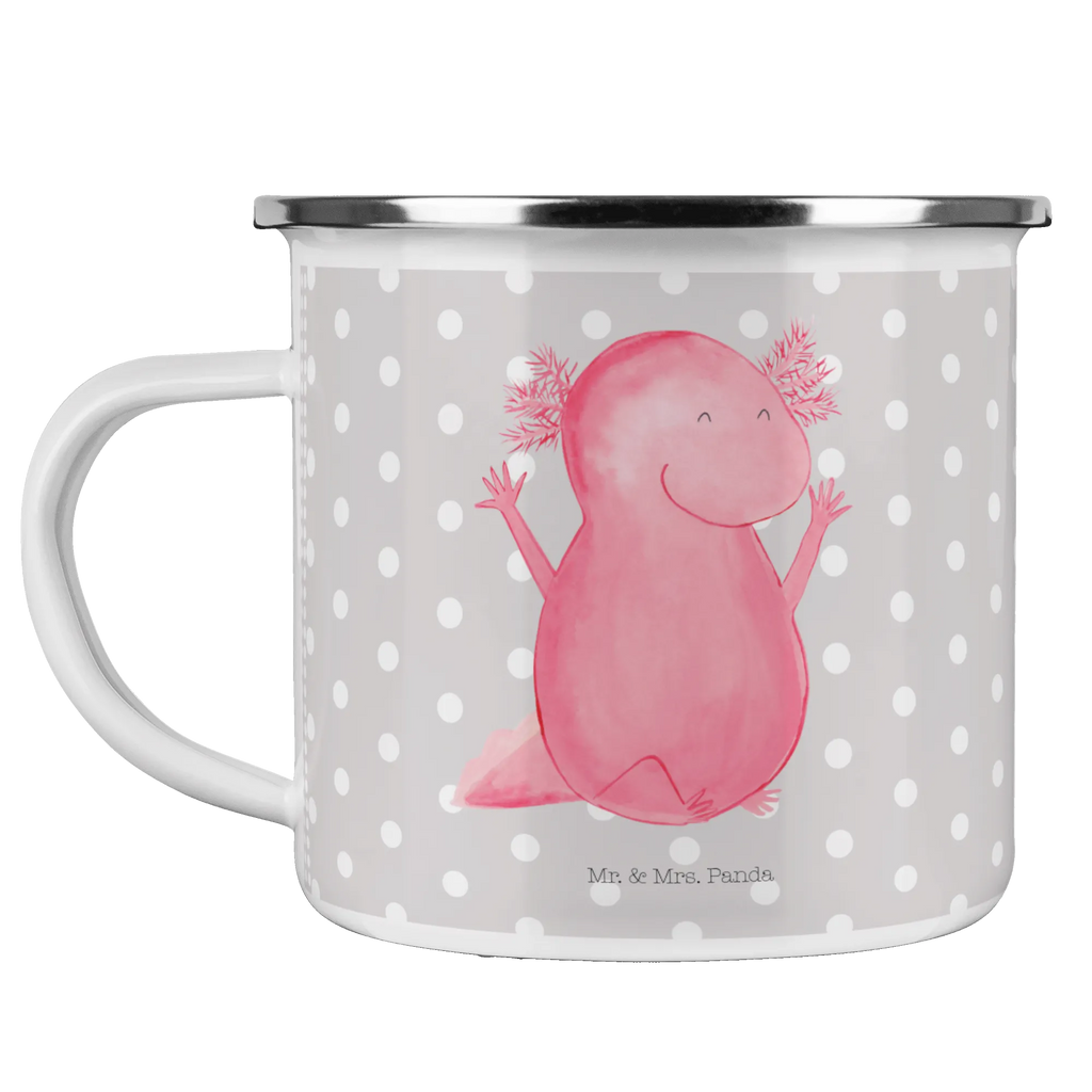 Enamel camping mug axolotl Hooray Emailletasse, emaillebecher, metallbecher, Becher, reisetasse, Tasse Emaille, Campingtasse, Kaffeebecher, Reisebecher, Pott, Trinkbecher, Emaille Becher, becher emaille, Emaille Tasse, Tasse, Metalltasse, Kaffeetasse, wanderbecher, wandertasse, Campingbecher, blechbecher, Blechtasse, Teetasse, Teebecher, Molch, Axolotl, Axolot, Freude, Schwanzlurch, Spaß, Lurch, Lurche, Motivation, Fröhlich, Zufriedenheit