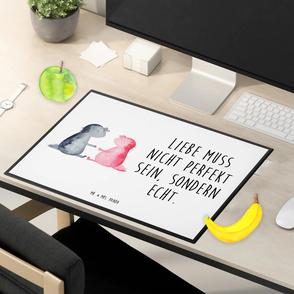 Schreibtischunterlage Axolotl Liebe Schreibtischauflage, Schreibwaren, Schreibunterlage, Schreibtisch Unterlagen, Büroartikel, Schreibtischunterlage Groß, Bürobedarf, Axolotl, Molch, Verlobter, Axolot, Lurch, Liebe, Jahrestag, Ehemann, Freund, Schwanzlurch, Liebesbeweis, große Liebe, Valentinstag, Lurche