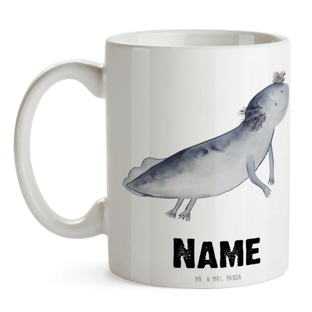 Personalisierte Tasse Axolotl Schwimmen Namen, Namenstasse, Tasse, Personalisierte Tasse, Personalisiert, Tasse mit Namen, Wunschname, Drucken, Axolotl, Molch, Motivation, Problem, Schwanzlurch, Probleme, Axolot, Lurche, Lösungen, Lurch