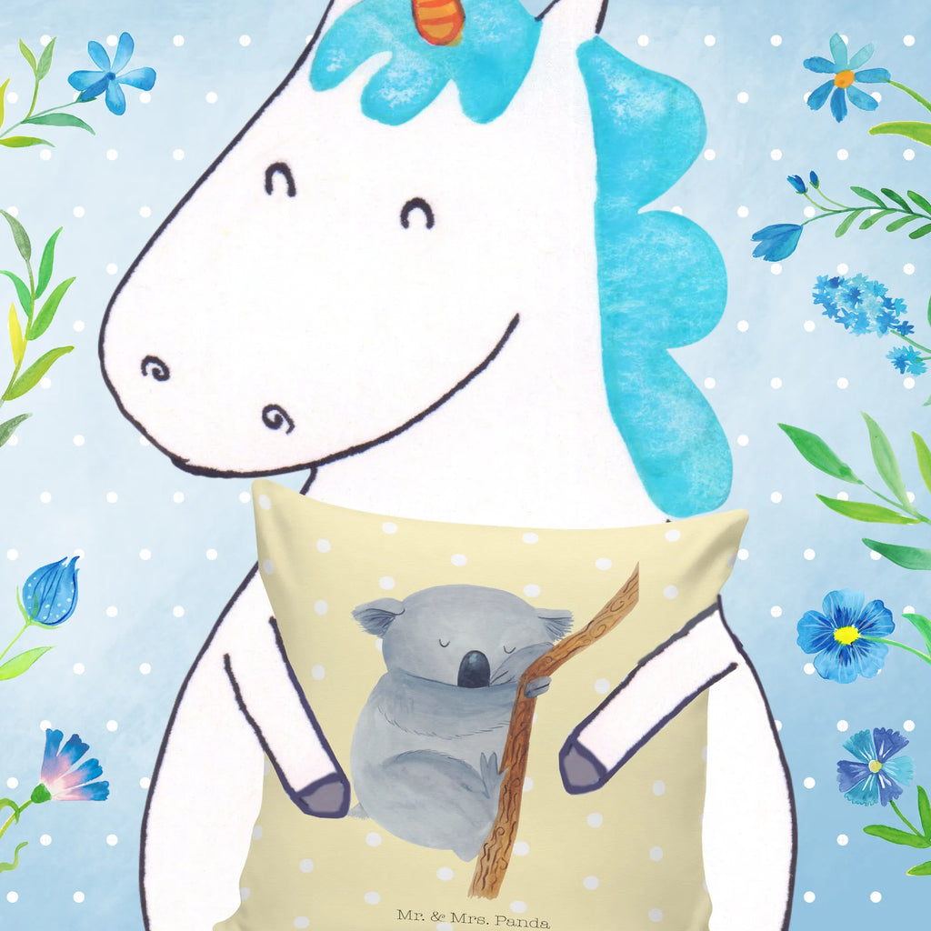 Cushion koala 40 x 40, pillows, settee, 40x40, soft, pad, pillow case, fluffy, bed, Pillow, bedroom, cushion, couch, sofa, small animals, cute, funny, cute animal motives, hand drawn, small world, funny sayings, good mood, happy, gifts, gift ideas, special gifts, animal lover, card, dream, dreamland, Koala, sleeping, bear, koala bear