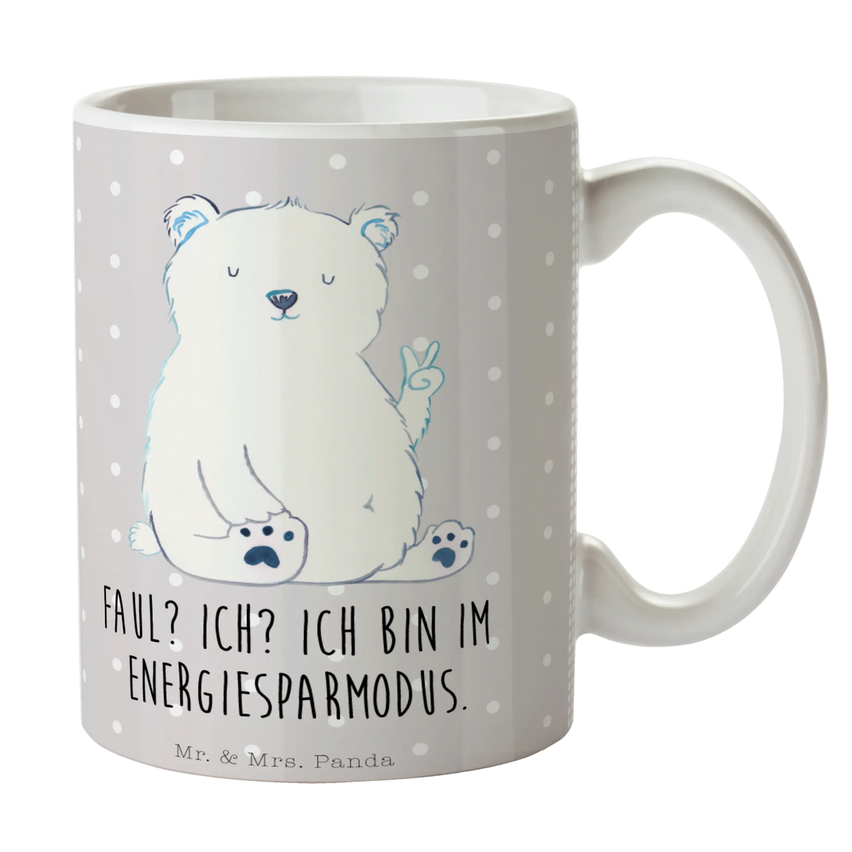 Mug Icebear Lazy teddy bear, cuddly toy, office job, work, workplace, Polar bear, lazy, North Pole, relaxing