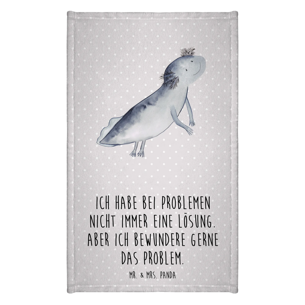 Hand towel axolotl To swim bath towel, towels, bathroom, big, Towel, baby, children, Axolotl, Axelotl, marine animals, Mexican walking fish, salamander, problems, tail, problem, amphibians, axolot, motivation, solutions