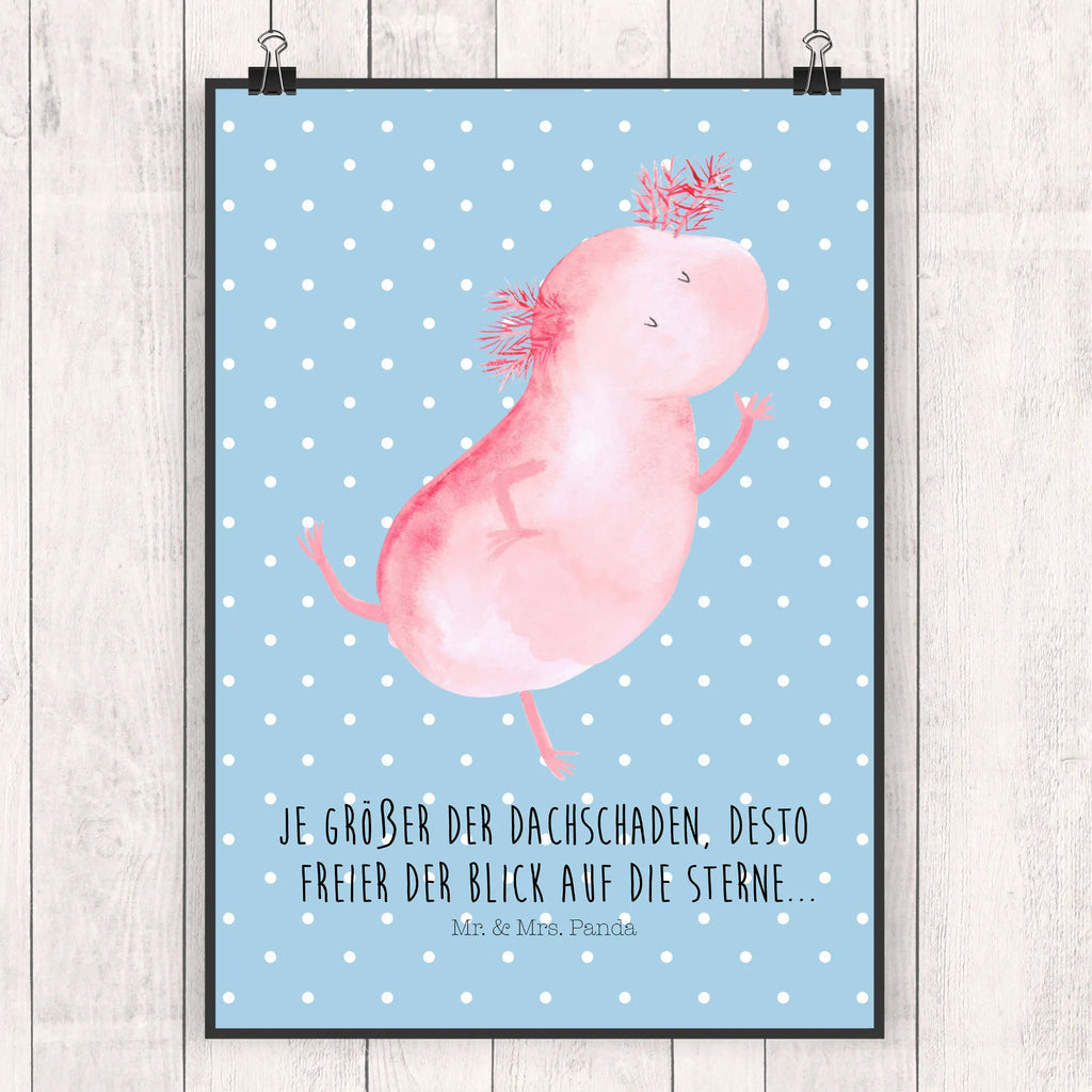 Plakat aksolotl tańczyć Bild, Poster, kunstdruck poster, Wanddekoration, Deko Bild, drucke, Wandbild, kunst für die wand, Kunstdruck, wanddruck, kunstposter, Wandschmuck, Posterdruck, wanddeko, Plakat, grafikposter, Mr. & Mrs. Panda Poster, Wandposter, Wanddeko Bild, Designposter, wandkunst, Bild für Wand, Molch, Axolotl, Schwanzlurch, Axolot, Freundin, Lurch, Sterne, Dachschaden, Lurche, Verrückt, Beste Freundin