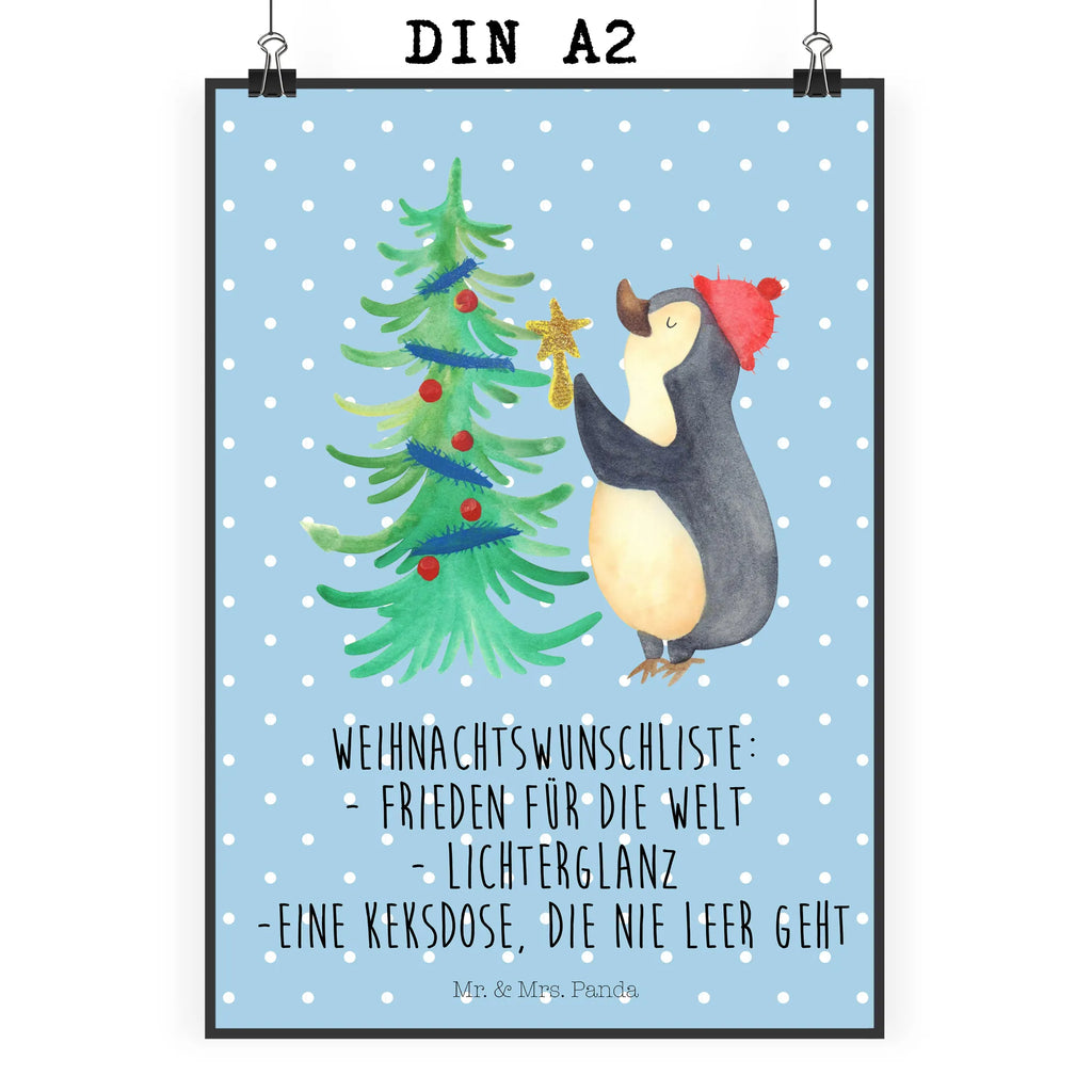 Poster Pinguin Weihnachtsbaum wanddruck, Wandbild, wandkunst, wanddeko, kunstdruck poster, Wandschmuck, kunstposter, Posterdruck, drucke, grafikposter, Designposter, Poster, Wandposter, Bild für Wand, Plakat, Deko Bild, Wanddekoration, Mr. & Mrs. Panda Poster, Kunstdruck, Bild, Wanddeko Bild, kunst für die wand, Wintermotiv, Heiligabend, Advent, Nikolaus, Weihnachtsdeko, Winter, Weihnachten, Pinguin
