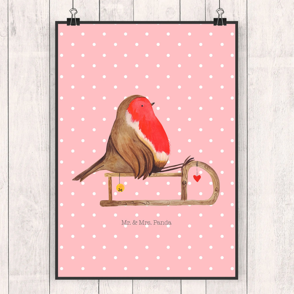 Poster Rotkehlchen Schlitten bild für wand, Poster, schlafzimmer poster, Raumdekoration, Handgemaltes Poster, Designposter, Bild, Wanddeko Bild, Wanddeko, Kinderposter, poster sprüche, großes poster, Mr. & Mrs. Panda Poster, Wanddekoration, Kunstdruck, Deko Bild, Küchenposter, kinderzimmer poster, Posterdruck, Wandposter, plakat, Wandbild, Wintermotiv, Heiligabend, Advent, Nikolaus, Weihnachtsdeko, Winter, Weihnachten, Schlitten, Vogel