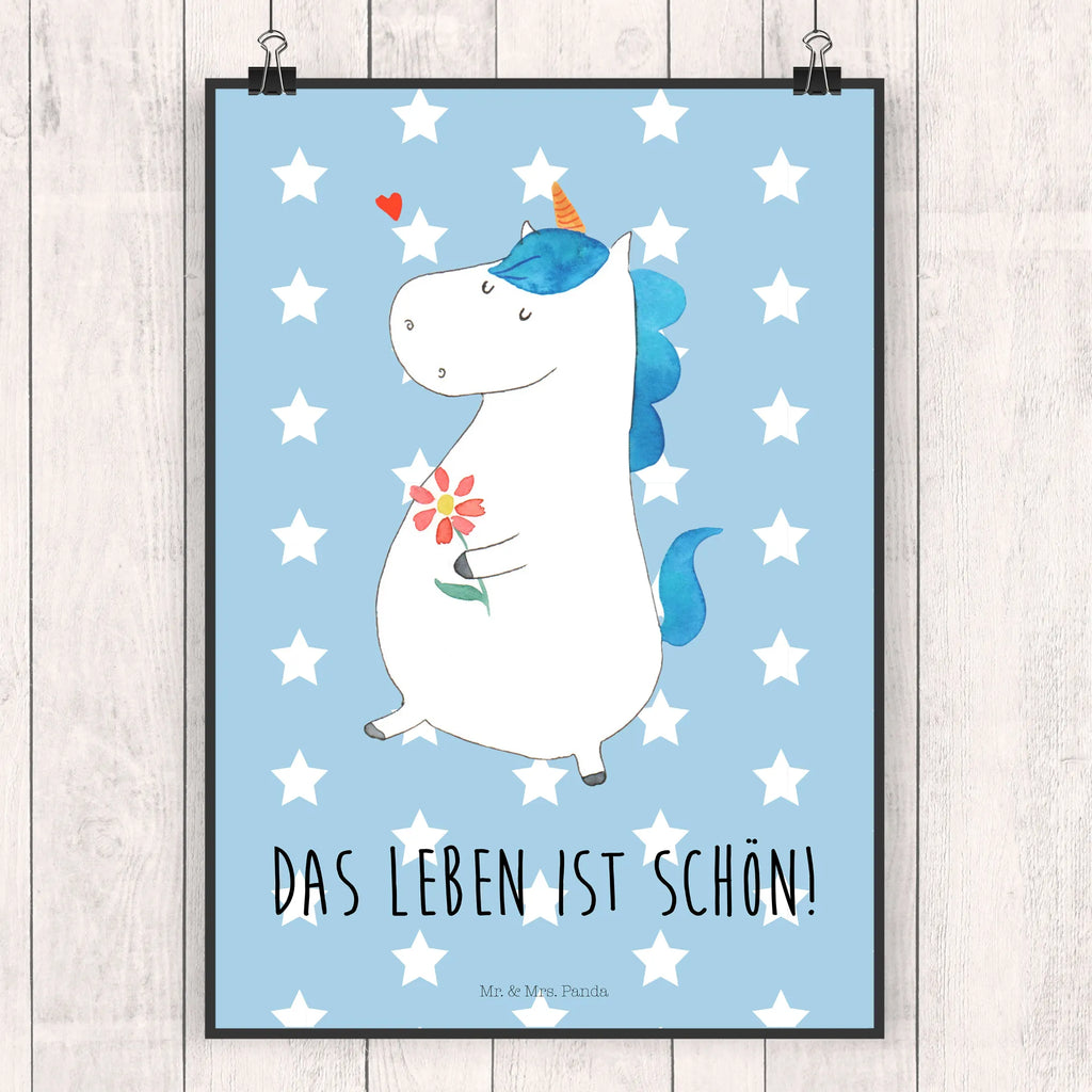 Poster Einhorn Spaziergang drucke, wanddruck, wanddeko, Plakat, Kunstdruck, kunstposter, Wanddekoration, Wanddeko Bild, Posterdruck, Wandbild, kunstdruck poster, Bild für Wand, Wandschmuck, grafikposter, Mr. & Mrs. Panda Poster, kunst für die wand, Designposter, Deko Bild, wandkunst, Bild, Poster, Wandposter, Einhorn Deko, Einhörner, Einhorn, Unicorn, Blumen, Gute Laune, Mutter, Schwester, Glitzer, Motivation, Spaziergang, Freundin, Freude
