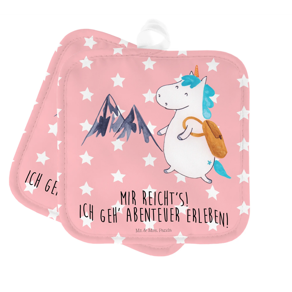 2er Set Topflappen  Einhorn Bergsteiger Schöne Topflappen, Topfhandschuh, Topflappen Set, Topflappenset, Topflappen lustig, Ofenhandschuh, Topflappen 2er Set, Topfuntersetzer, Topflappen, Topfhandschuhe, Ofenhandschuhe, Topflappen mit Spruch, Einhorn, Einhörner, Einhorn Deko, Unicorn, Weltreise, Abenteuer, Bergsteiger, Reisen, Weltenbummler, Urlaub, Abenteurer, Entdecker, Berge
