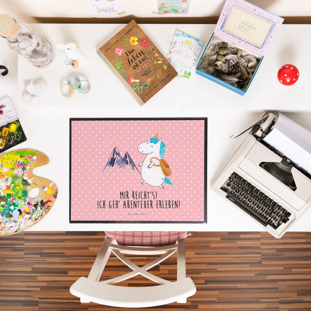 Podkładka na biurko jednorożec alpinista Jednorożec, jednorożce, dekoracje jednorożca, jednorożec