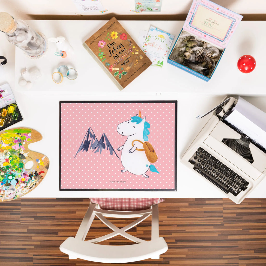 Podkładka na biurko jednorożec alpinista Jednorożec, jednorożce, dekoracje jednorożca, jednorożec