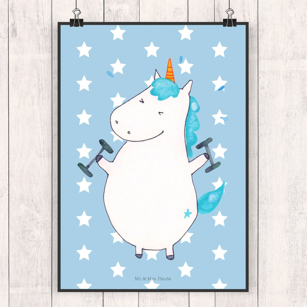Poster unicorn fitness drucke, Wandposter, Plakat, Bild für Wand, wanddruck, Wandschmuck, grafikposter, wandkunst, Wanddeko Bild, kunstposter, Mr. & Mrs. Panda Poster, Bild, kunstdruck poster, Poster, Designposter, Posterdruck, Kunstdruck, Wanddekoration, kunst für die wand, Deko Bild, Wandbild, wanddeko, Einhorn Deko, Einhörner, Einhorn, Unicorn, Diät, Geräte, Gym, Sport, Abnehmen, Fitnessstudio, Pumpen, Fitness, Sixpack