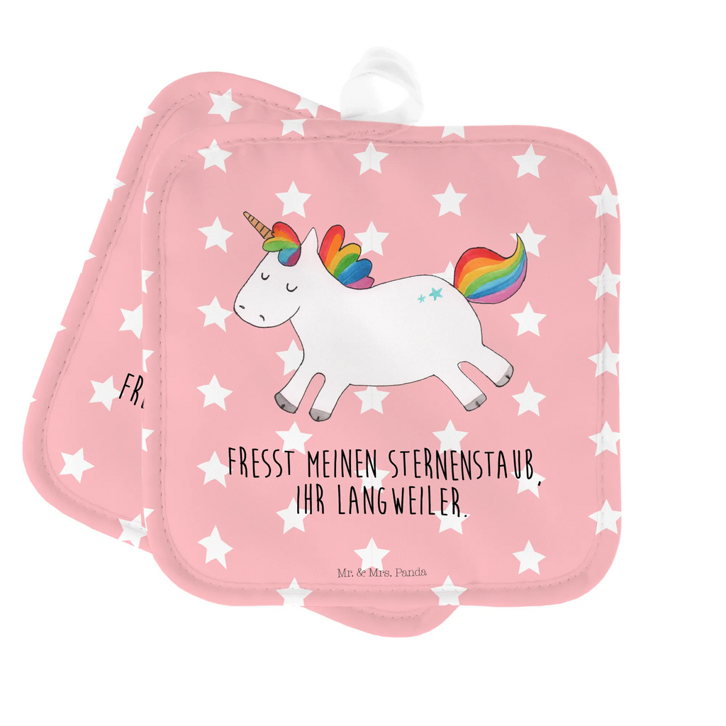 2er Set Topflappen  Einhorn Happy Topflappen Set, Topfuntersetzer, Topflappen mit Spruch, Topflappen lustig, Topfhandschuh, Ofenhandschuh, Schöne Topflappen, Topflappen 2er Set, Topflappenset, Topflappen, Ofenhandschuhe, Topfhandschuhe, Einhorn, Einhörner, Einhorn Deko, Unicorn, fröhlich, glücklich, witzig, Lächeln, Spaß, spannend, Lebensfreude, Lachen, Freude
