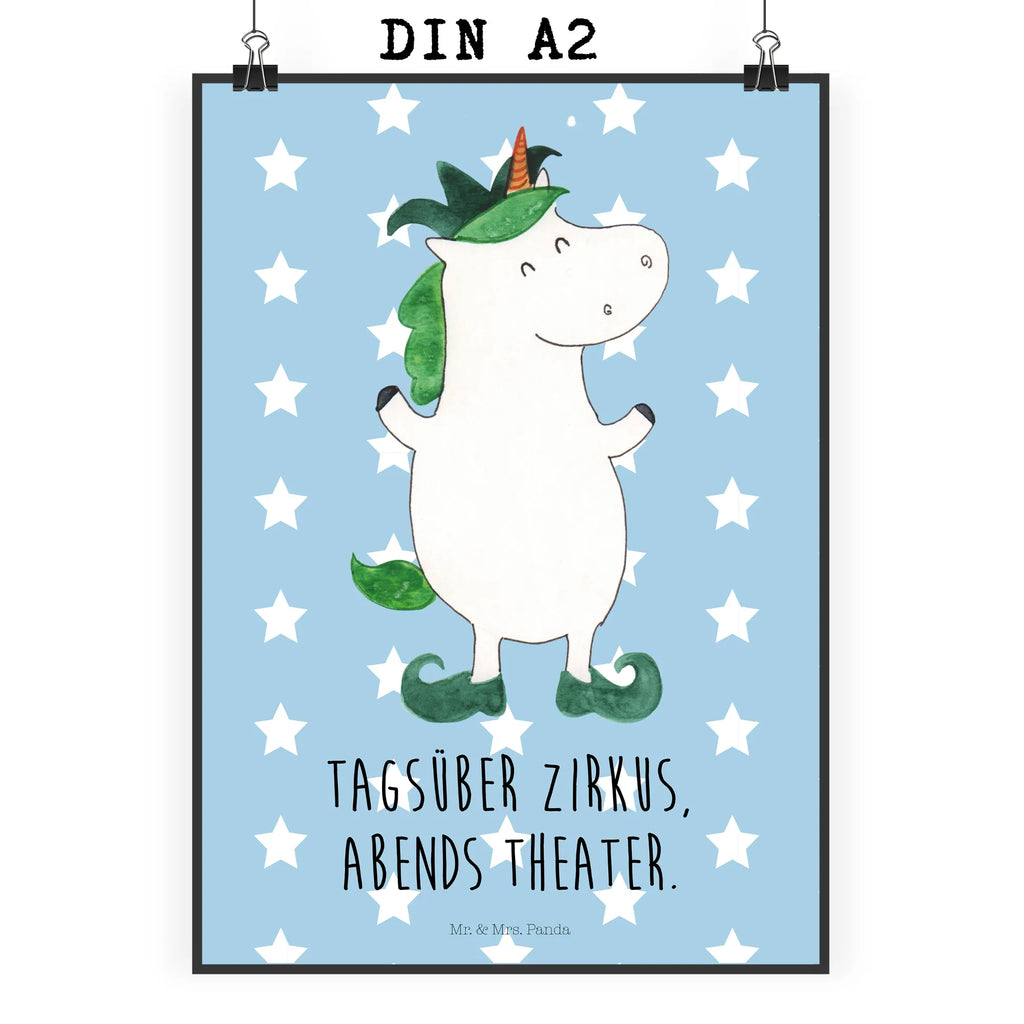 Poster unicorn joker Mr. & Mrs. Panda Poster, Wandschmuck, wandkunst, grafikposter, kunstdruck poster, Bild, Poster, Designposter, Deko Bild, Wanddeko Bild, Kunstdruck, wanddruck, drucke, Wandposter, Wanddekoration, kunst für die wand, Plakat, Posterdruck, Bild für Wand, kunstposter, wanddeko, Wandbild, Einhorn Deko, Einhörner, Einhorn, Unicorn, Mittelalter, Kasper, Gaukler, Hofnarr