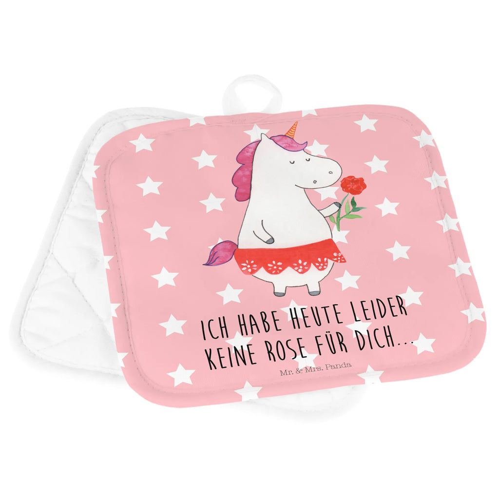 2-elementowy zestaw podkładek pod garnki jednorożec dama Jednorożec, jednorożce, dekoracje jednorożca, jednorożec