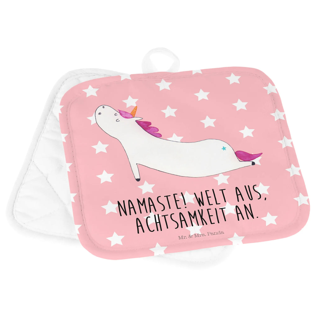 2-elementowy zestaw podkładek pod garnki jednorożec joga Jednorożec, jednorożce, dekoracje jednorożca, jednorożec