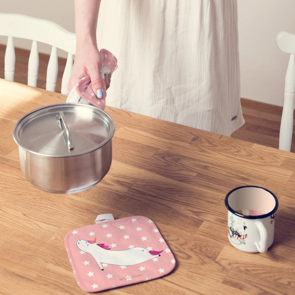 2-elementowy zestaw podkładek pod garnki jednorożec joga Jednorożec, jednorożce, dekoracje jednorożca, jednorożec