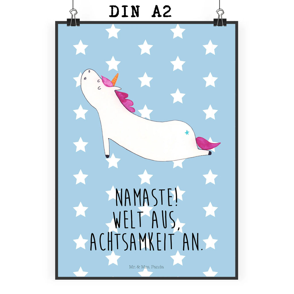 Plakat jednorożec joga drucke, Deko Bild, Plakat, Wandposter, wanddruck, Bild für Wand, kunstdruck poster, Wandbild, wanddeko, Bild, Kunstdruck, kunst für die wand, Poster, kunstposter, grafikposter, Wanddeko Bild, Wandschmuck, wandkunst, Designposter, Mr. & Mrs. Panda Poster, Wanddekoration, Posterdruck, Einhorn Deko, Einhörner, Einhorn, Unicorn, Lustig, Achtsamkeit, Sport, Yogamatte, Namaste, Entspannung, Joga, Süß, Witzig, Yoga