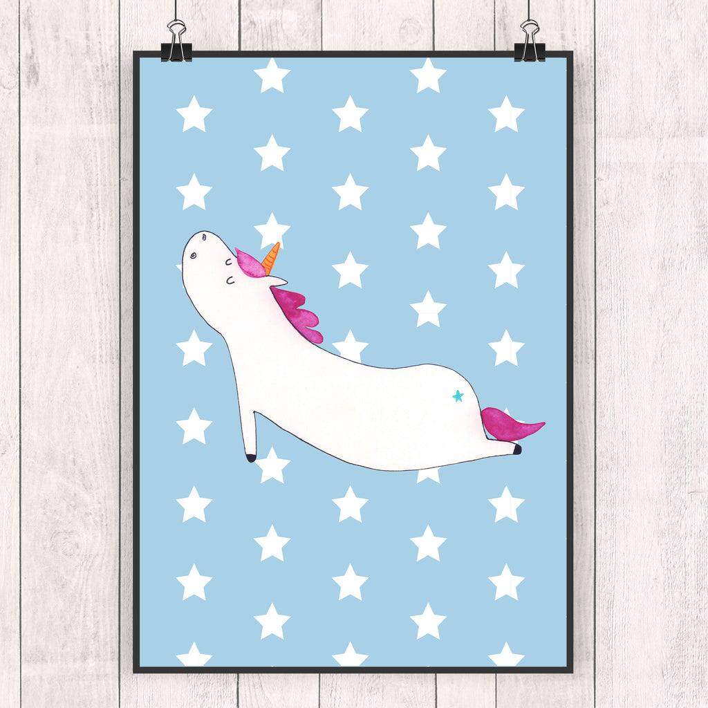 Plakat jednorożec joga drucke, Deko Bild, Plakat, Wandposter, wanddruck, Bild für Wand, kunstdruck poster, Wandbild, wanddeko, Bild, Kunstdruck, kunst für die wand, Poster, kunstposter, grafikposter, Wanddeko Bild, Wandschmuck, wandkunst, Designposter, Mr. & Mrs. Panda Poster, Wanddekoration, Posterdruck, Einhorn Deko, Einhörner, Einhorn, Unicorn, Lustig, Achtsamkeit, Sport, Yogamatte, Namaste, Entspannung, Joga, Süß, Witzig, Yoga