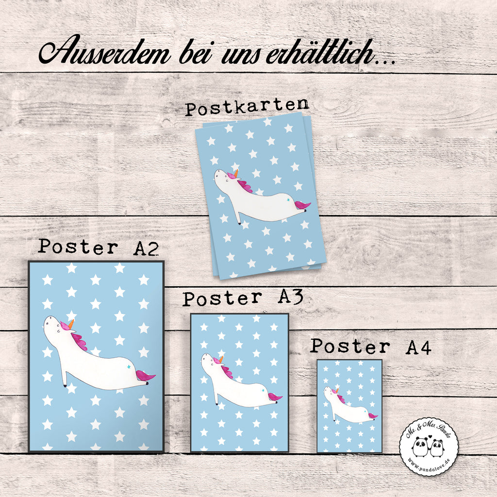 Plakat jednorożec joga drucke, Deko Bild, Plakat, Wandposter, wanddruck, Bild für Wand, kunstdruck poster, Wandbild, wanddeko, Bild, Kunstdruck, kunst für die wand, Poster, kunstposter, grafikposter, Wanddeko Bild, Wandschmuck, wandkunst, Designposter, Mr. & Mrs. Panda Poster, Wanddekoration, Posterdruck, Einhorn Deko, Einhörner, Einhorn, Unicorn, Lustig, Achtsamkeit, Sport, Yogamatte, Namaste, Entspannung, Joga, Süß, Witzig, Yoga