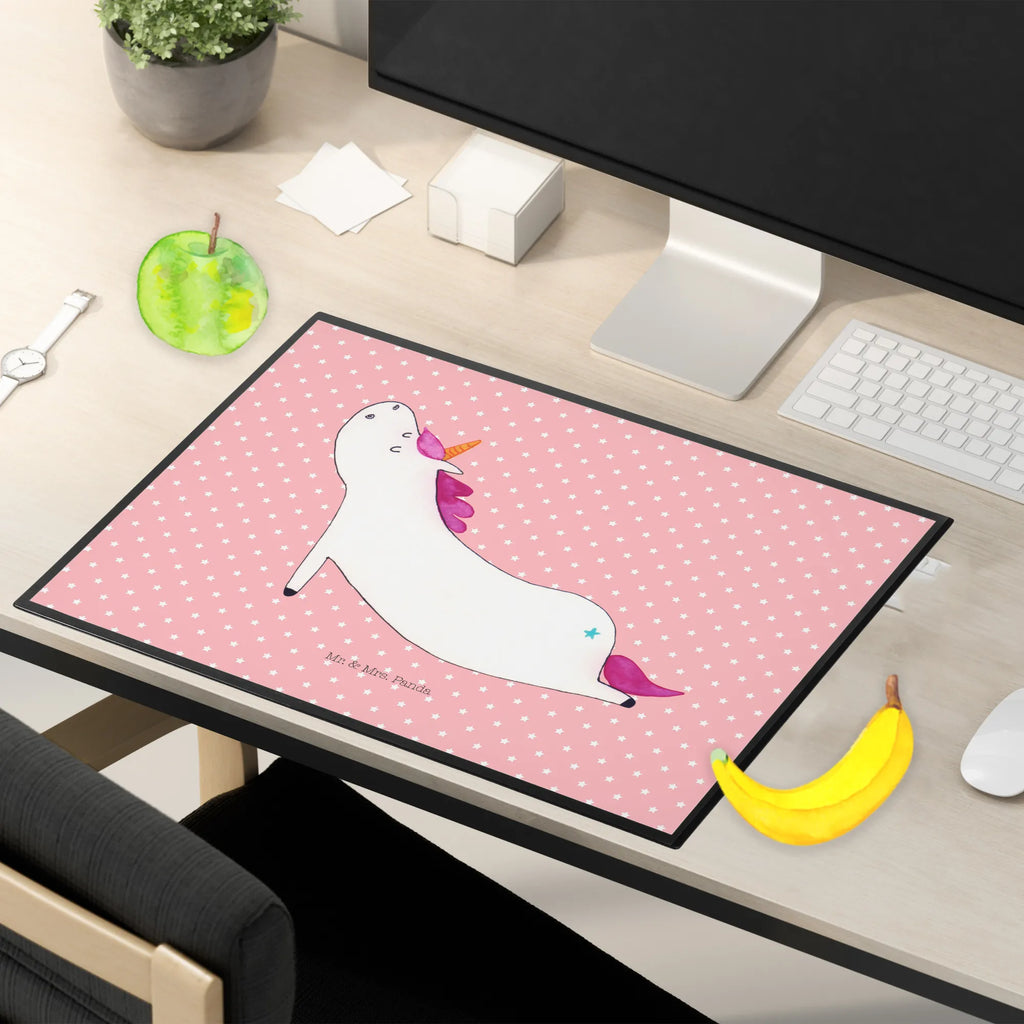Desk pad unicorn yoga Desk pad, underlay, desk, girl, office, children, unicorn, unicorns, gift, sports, Unicorn, Namaste, present, yoga, relaxation, mindfulness, sweet, funny