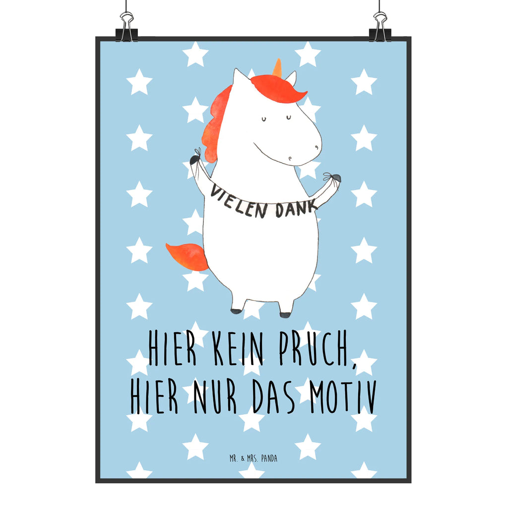 Poster unicorn Thank you very much unicorn, unicorns, thank you gift, Thank you present, thanks, thanksgiving, thank you