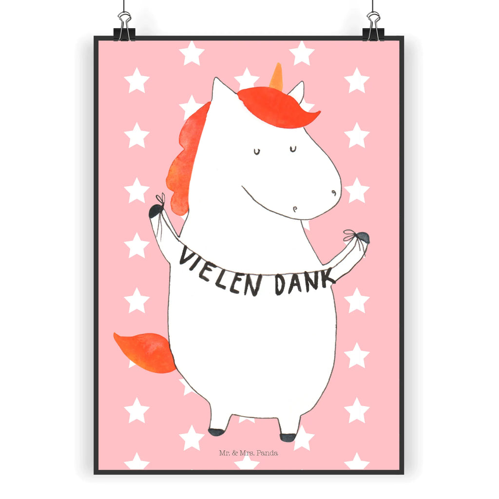 Poster unicorn Thank you very much unicorn, unicorns, thank you gift, Thank you present, thanks, thanksgiving, thank you