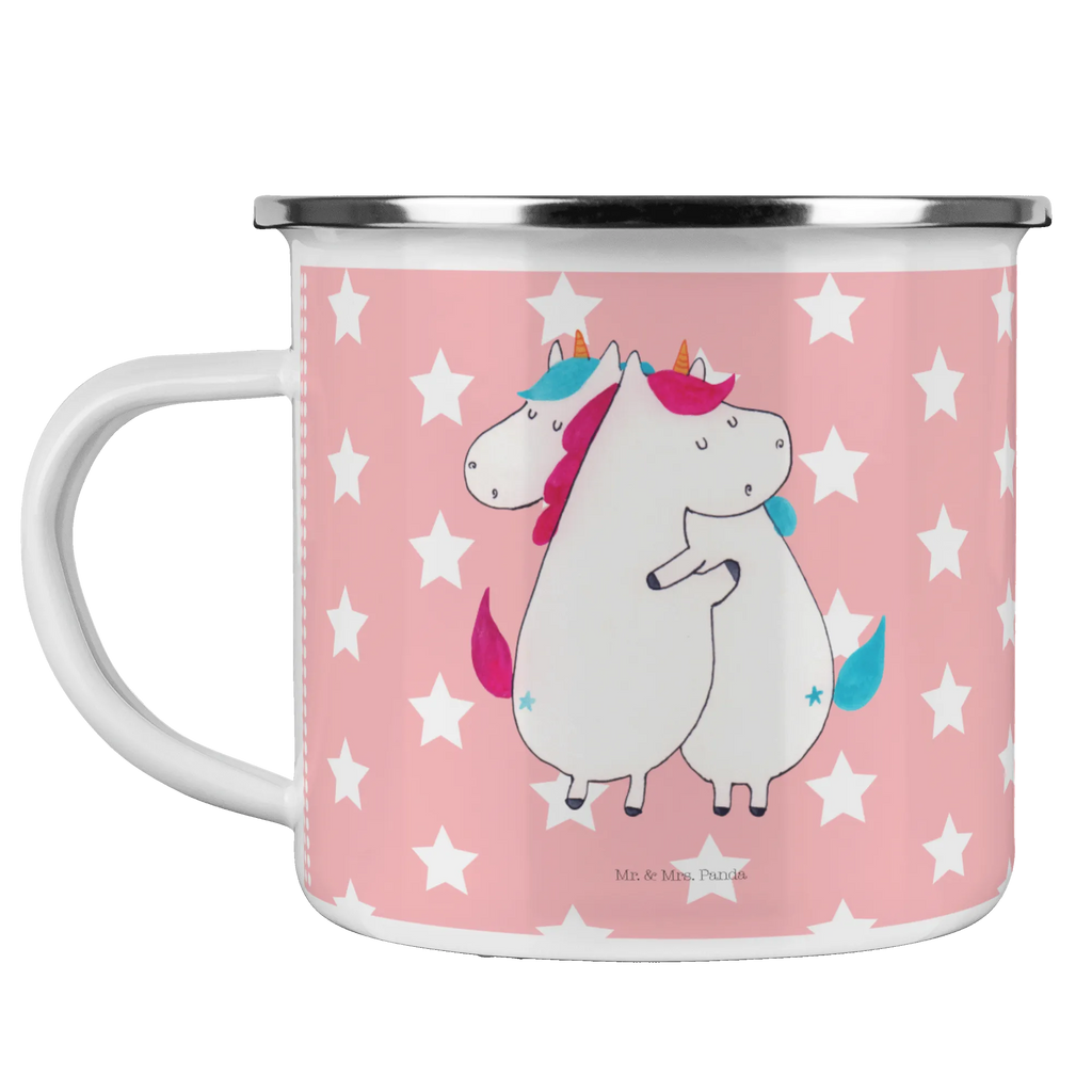 Kempingowy kubek emaliowany Jednorożce Przytulanie reisetasse, Emaille Becher, Campingtasse, becher emaille, Metalltasse, Emaille Tasse, Tasse Emaille, emaillebecher, metallbecher, Tasse, Reisebecher, Teebecher, wandertasse, wanderbecher, Blechtasse, Kaffeetasse, Teetasse, Kaffeebecher, blechbecher, Becher, Emailletasse, Pott, Trinkbecher, Campingbecher, Unicorn, Einhorn, Einhörner, Einhorn Deko, Freundin, Liebe, Geschwister, Freundinnen, Schwester, Sister, BFF, Schwestern, Familie