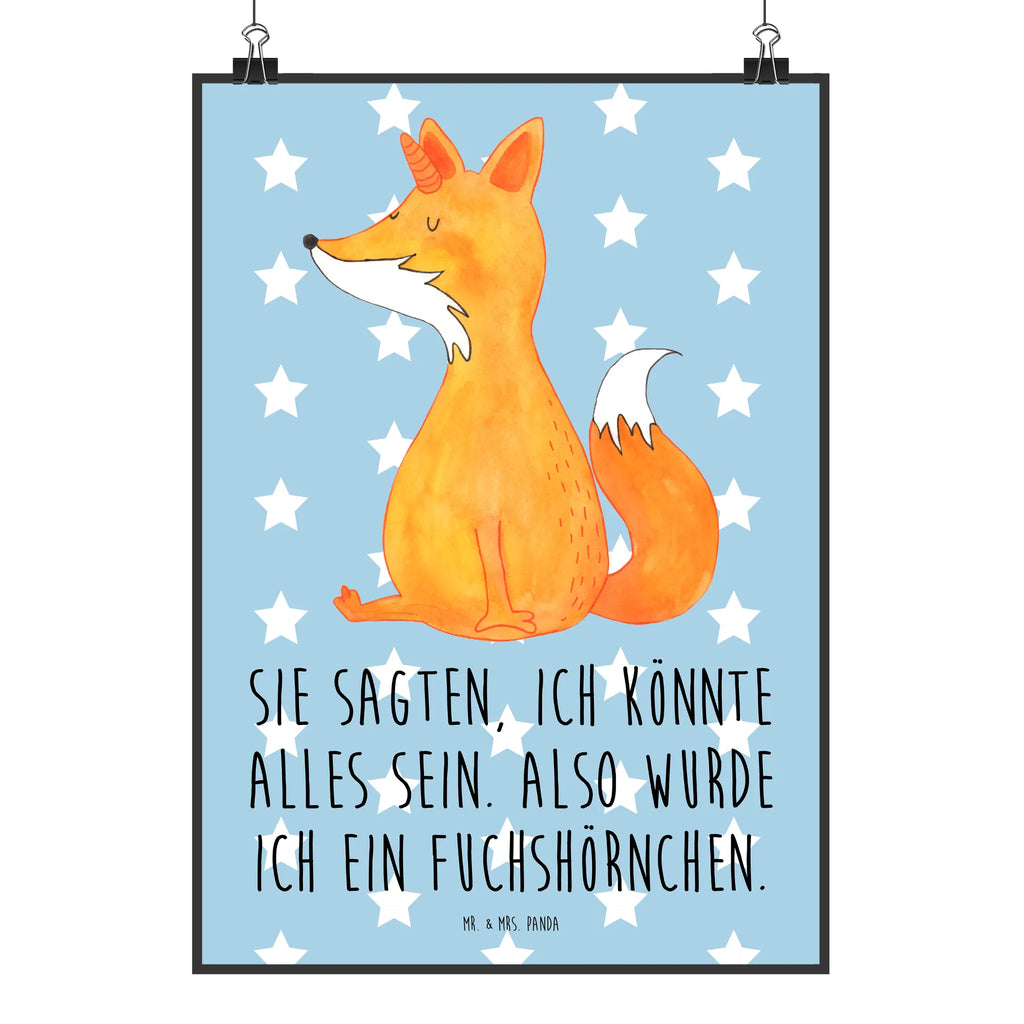 Poster unicorn Wish Kunstdruck, Bild, Raumdekoration, Mr. & Mrs. Panda Poster, Wanddekoration, Poster, Handgemaltes Poster, Küchenposter, Designposter, Wanddeko, Posterdruck, Wandposter, Kinderposter, Wanddeko Bild, Einhorn, Einhörner, Einhorn Deko, Unicorn, Fuchshörnchen, Foxycorn, Fuchshorn, Fuchs, Füchse, Unicorns
