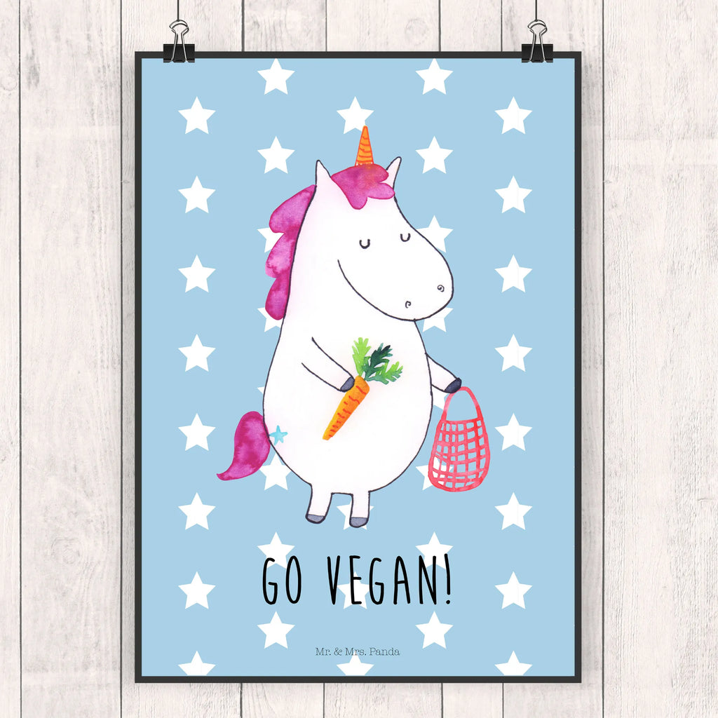 Poster Einhorn Vegan kunstposter, Wanddekoration, Bild, Posterdruck, grafikposter, Designposter, Poster, Bild für Wand, kunst für die wand, Plakat, Deko Bild, Wandschmuck, kunstdruck poster, wanddeko, Wandbild, Wandposter, wandkunst, drucke, wanddruck, Kunstdruck, Wanddeko Bild, Mr. & Mrs. Panda Poster, Einhorn Deko, Einhörner, Einhorn, Unicorn, Vegan, Veganer, Rohkost, Gesund Leben, Veganismus, Vegetariar, Gesund essen