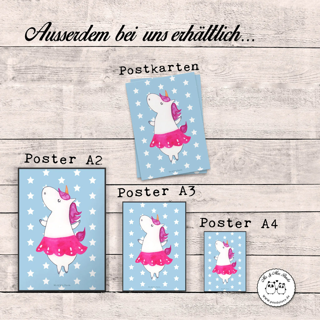 Poster Einhorn Ballerina Wandbild, Küchenposter, Bild, Kinderzimmer Poster, Schlafzimmer Poster, Designposter, Deko Bild, Mr. & Mrs. Panda Poster, Wanddekoration, Posterdruck, Poster, Bild für Wand, Plakat, Großes Poster, Raumdekoration, Kunstdruck, Kinderposter, Wandposter, Handgemaltes Poster, Wanddeko Bild, Poster Sprüche, Einhorn Deko, Einhörner, Einhorn, Unicorn, Wohnung, Tänzerin, Tanzen, Feiern, Spaß, Lebenslust, Ballerina, Lebensfreude, Party, Geburtstag