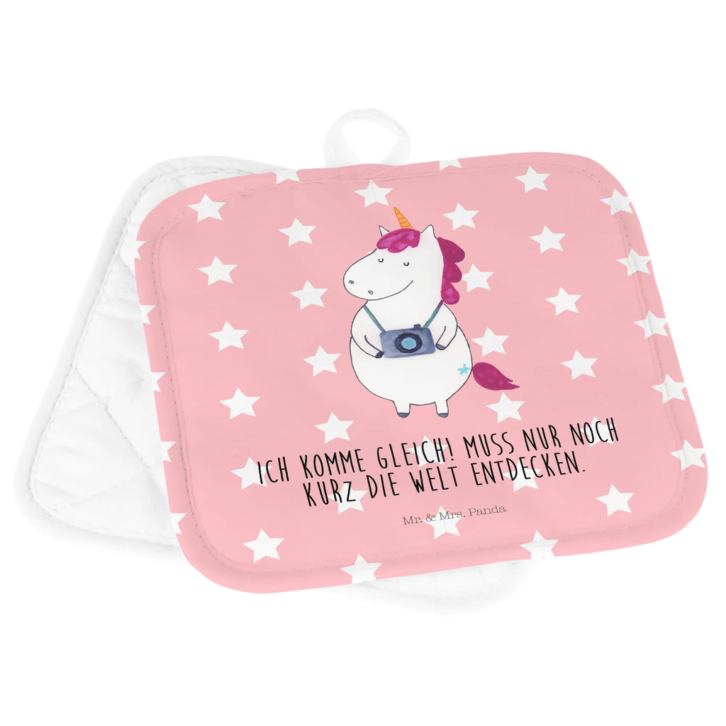 2-elementowy zestaw podkładek pod garnki Jednorożec fotograf Jednorożec, jednorożce, dekoracje jednorożca, jednorożec