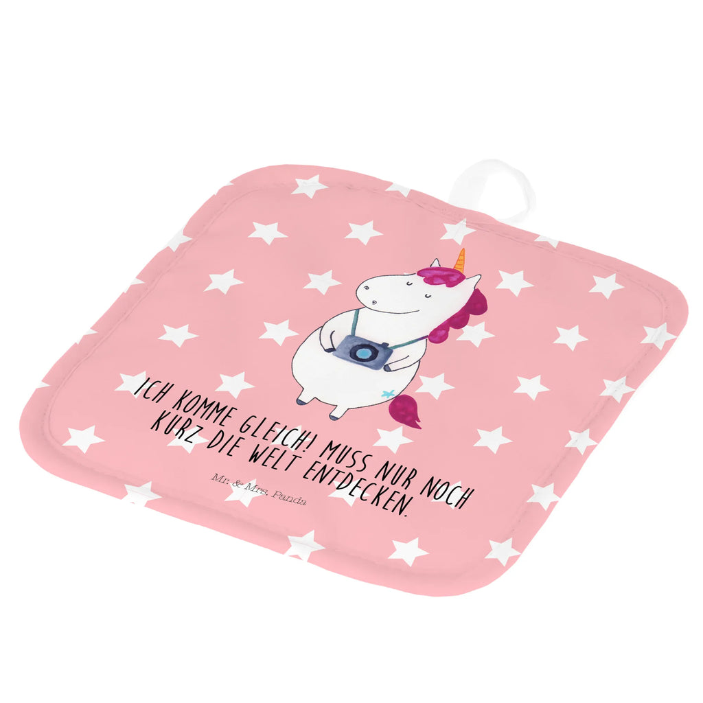 2-elementowy zestaw podkładek pod garnki Jednorożec fotograf Jednorożec, jednorożce, dekoracje jednorożca, jednorożec