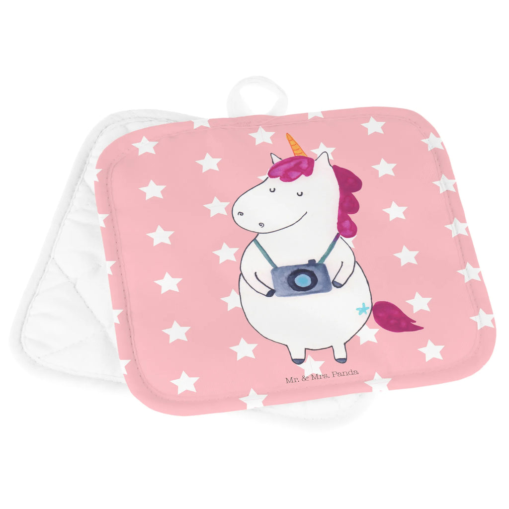 2-elementowy zestaw podkładek pod garnki Jednorożec fotograf Jednorożec, jednorożce, dekoracje jednorożca, jednorożec