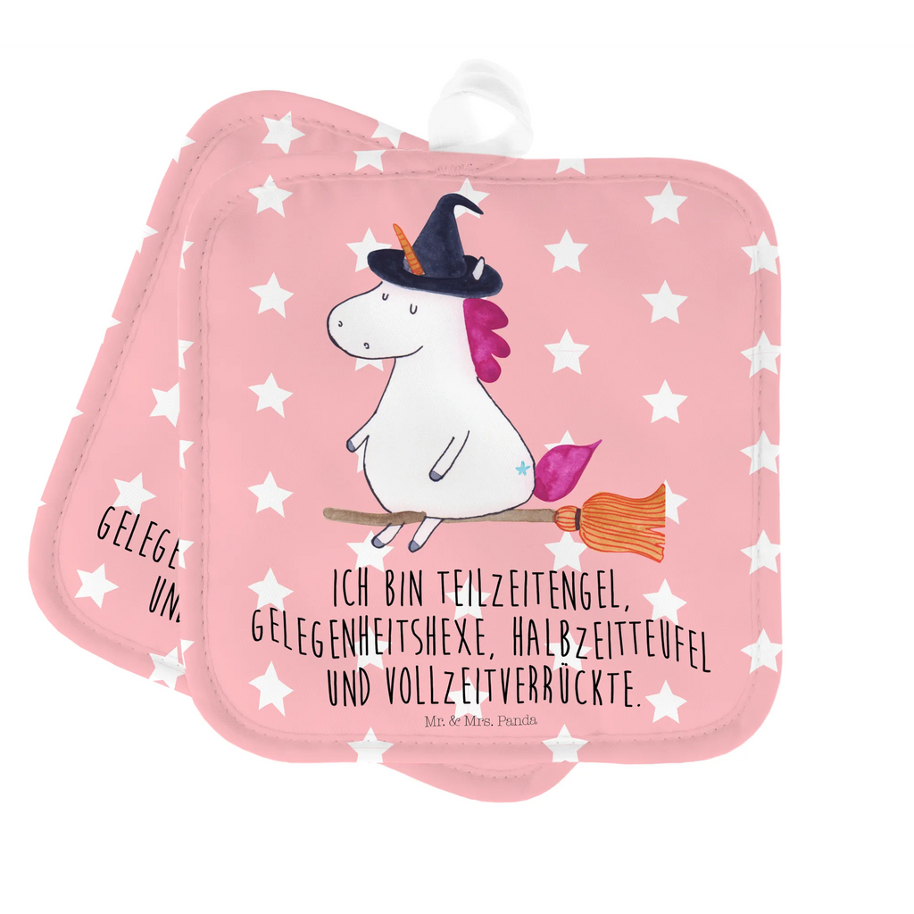 2er Set Topflappen  Einhorn Hexe Topflappen, Topflappen 2er Set, Topflappenset, Topfhandschuhe, topfhalter, Topflappen Set, 2er Set Topflappen, Topfuntersetzer, Einhörner, Einhorn Deko, Unicorn, Einhorn, Ehefrau, Engel, Teufel, Frau, Leben, Zicke, Hexe, Verrückte, Freundin