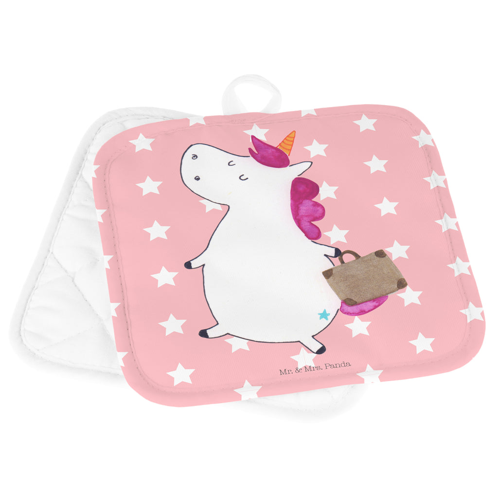 2er Set Topflappen  Einhorn Koffer Topflappen lustig, Topflappen mit Spruch, Topflappenset, Schöne Topflappen, Topflappen, Topflappen 2er Set, Topflappen Set, Topfuntersetzer, Ofenhandschuhe, Ofenhandschuh, Topfhandschuh, Topfhandschuhe, Einhorn, Einhörner, Einhorn Deko, Unicorn, Gepäck, lustig, Reise, Abenteuer, witzig, Kind, Koffer, Verreisen, unicorn, albern, Spaß, Erwachsen