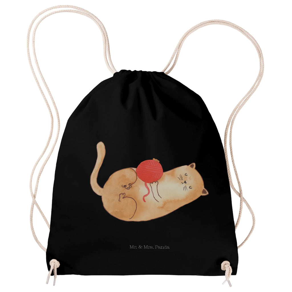 Drawstring bag Cat Wool sports bag, carrier bag, bag, gym bag, jute bag, hipster, cat, tomcat, kitty, meow, kitten, housecat, mama cat, love cats, cat image, cat fan, cat lover, cat fancier, cat decoration, gift for cat lover, cat owner, funny cats, cat sayings, cat motto, funny cat gifts, fan merchandise, cat stuff, animal lover, play, playful, pet, cats, wool, Cats, pussy, ball of wool