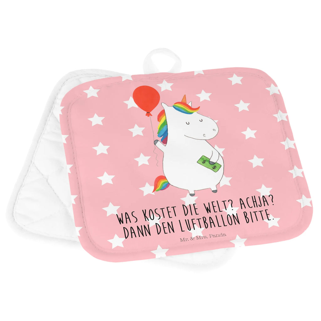 2-elementowy zestaw podkładek pod garnki Jednorożec Balon Topfuntersetzer, Topflappen Set, Topfhandschuh, Topflappen mit Spruch, Ofenhandschuh, Topflappenset, Schöne Topflappen, Topfhandschuhe, Topflappen lustig, Topflappen, Topflappen 2er Set, Ofenhandschuhe, Einhorn, Einhörner, Einhorn Deko, Unicorn, Freude, Freundin, Luftballon, Lebenslust, Geschenk, Geld