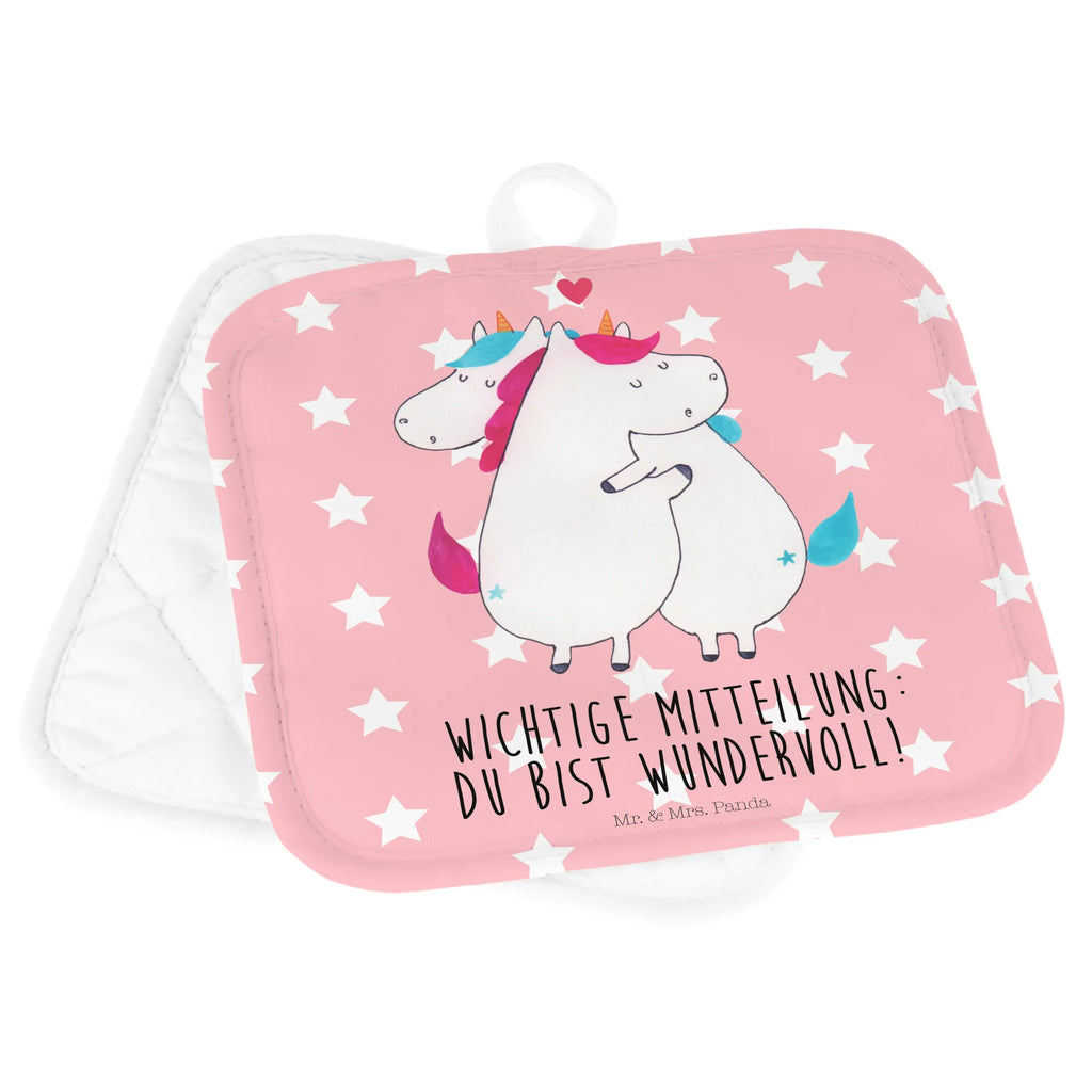 2-elementowy zestaw podkładek pod garnki jednorożec Wiadomość topfhalter, Topflappenset, 2er Set Topflappen, Topfuntersetzer, Topfhandschuhe, Topflappen Set, Topflappen, Topflappen 2er Set, Einhörner, Einhorn Deko, Unicorn, Einhorn, Geschenk, Lustig, Spruch, Liebe, Ehe, Witzig, Valentinstag, Valentine, Partner