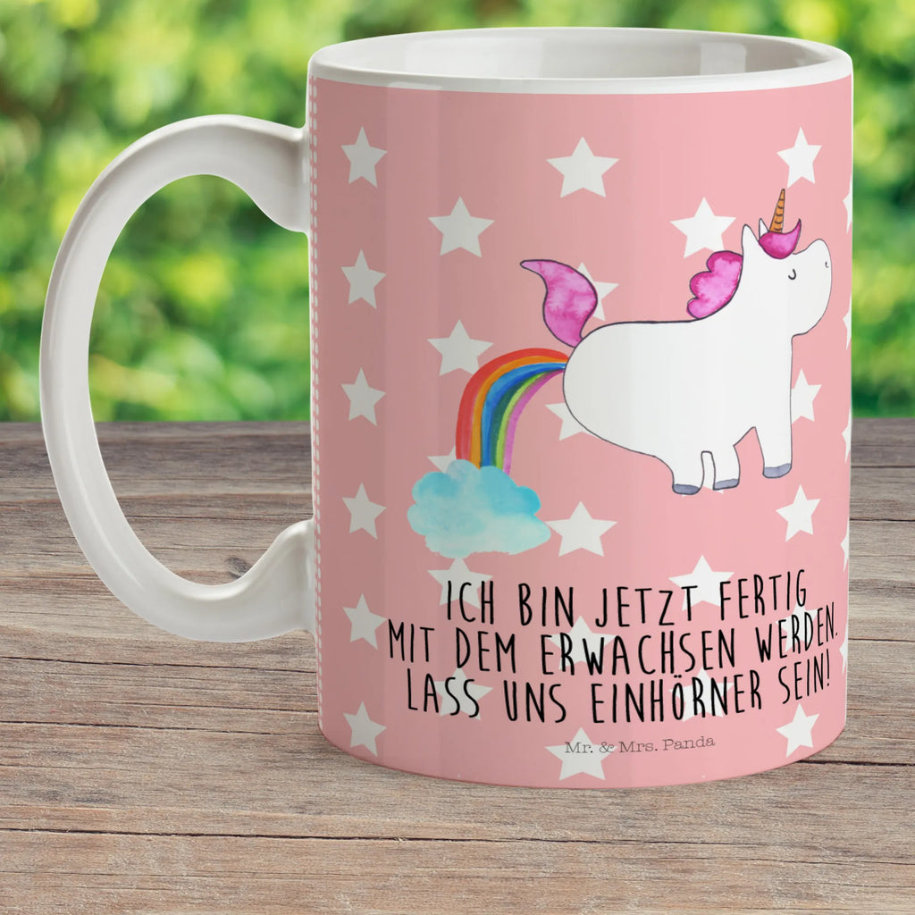 Child's mug unicorn fart coffee cup, drinking cup, plastic cup, mug, camping mug, kindergarten, unicorn, unicorns, present, fun, rainbow, girlfriend gift, Unicorn, uniorn saying, unicorn fart, glitter, funny, fart