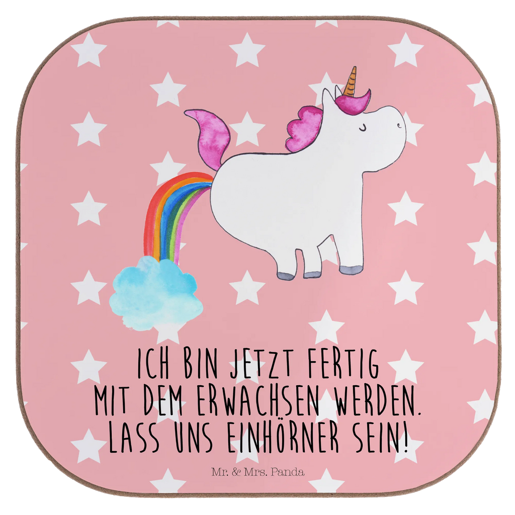 Quadratische Untersetzer Einhorn Pupsend Untersetzer für Gläser, Getränkeuntersetzer, Untersetzer Holz, Korkuntersetzer, Untersetzer Design, Holzuntersetzer, Glasuntersetzer, Untersetzer aus Holz, Untersetzer Gläser, Tassen Untersetzer, Untersetzer, Bierdeckel, Einhorn, Einhörner, Einhorn Deko, Unicorn, lustig, Einhornpower, Spaß, Regenbogen, Glitzer, Erwachsenwerden, Freundin, Pups