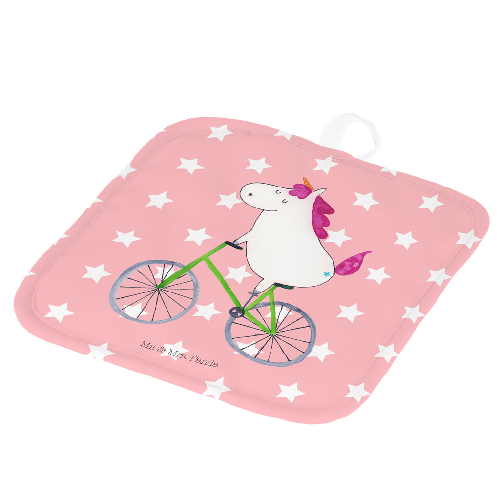2-elementowy zestaw podkładek pod garnki Jednorożec Rowerzysta Jednorożec, jednorożce, dekoracje jednorożca, jednorożec
